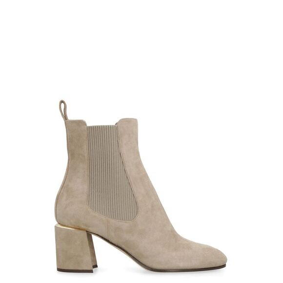 The Sally 65 Suede Chelsea Boots in Tan for Women